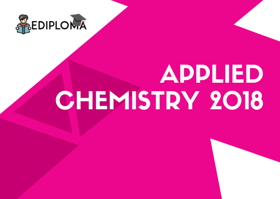BTE Question Paper of Applied Chemistry 2018