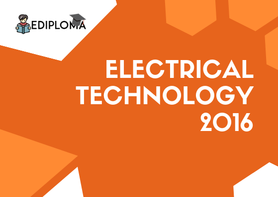 BTE Question Paper of Electrical Technology 2016