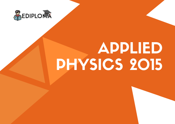 BTE Question Paper of Applied Physics 2015