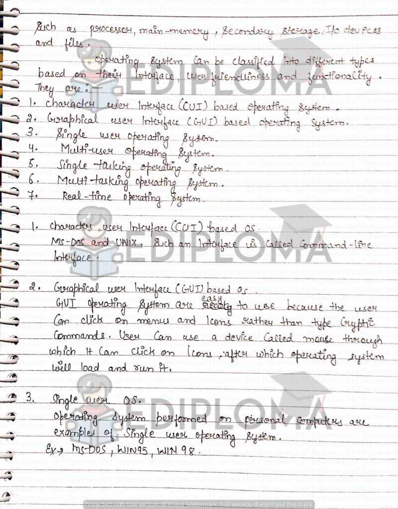Notes of Operating System(Unit-2) Page-5