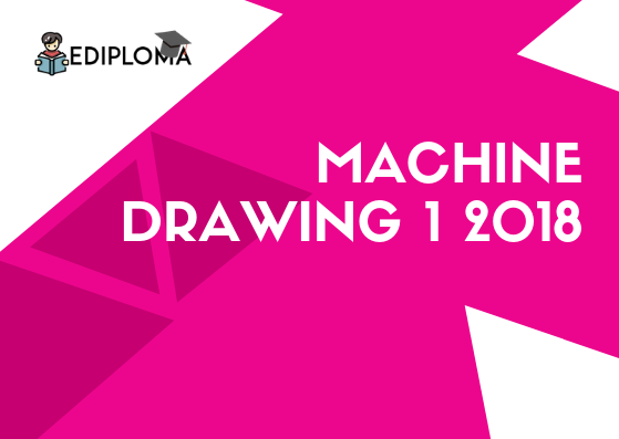 BTE Question Paper of Machine Drawing 1 2018