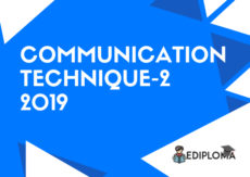 BTE Question Paper of Communication Technique-2 2019